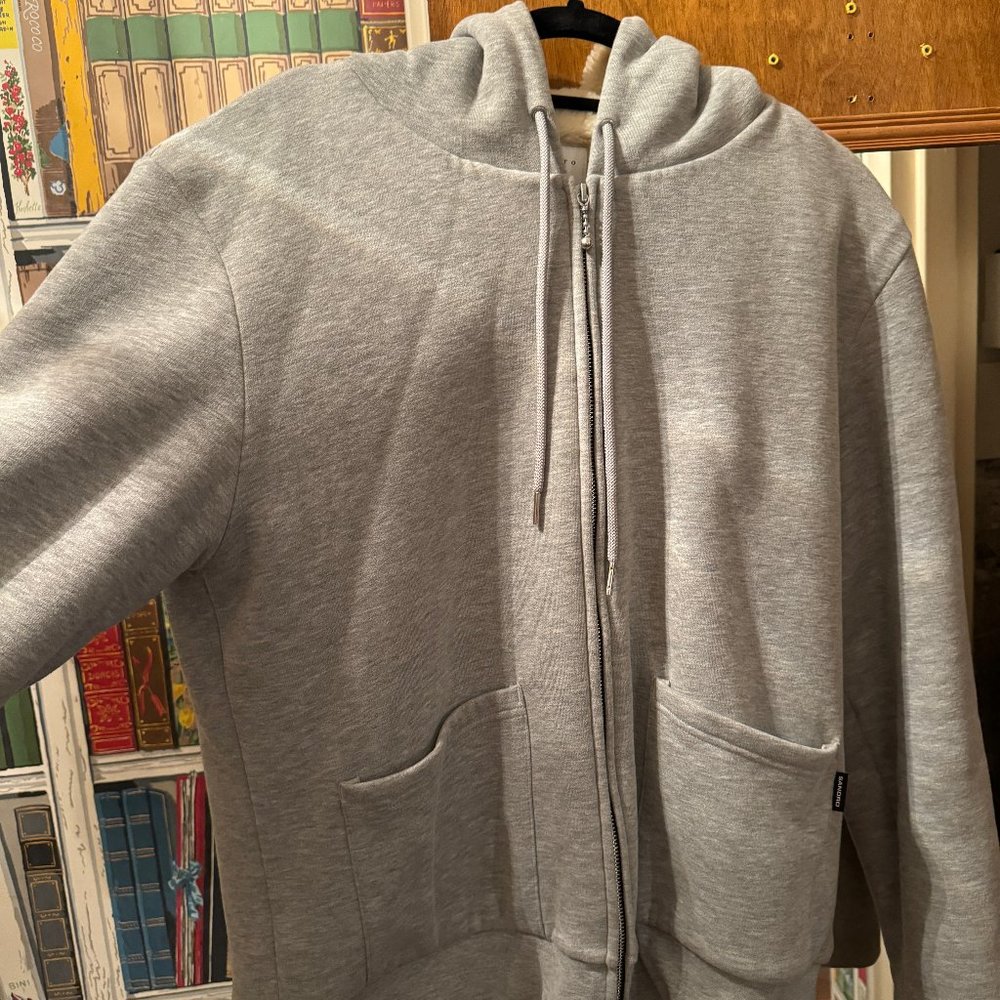 Sandro Shearling Hoodie Size L